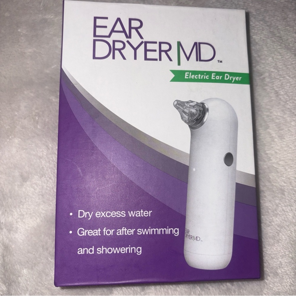 Ear Dryer MD Electric Dries Excess Water After Swimming or Showering NIB